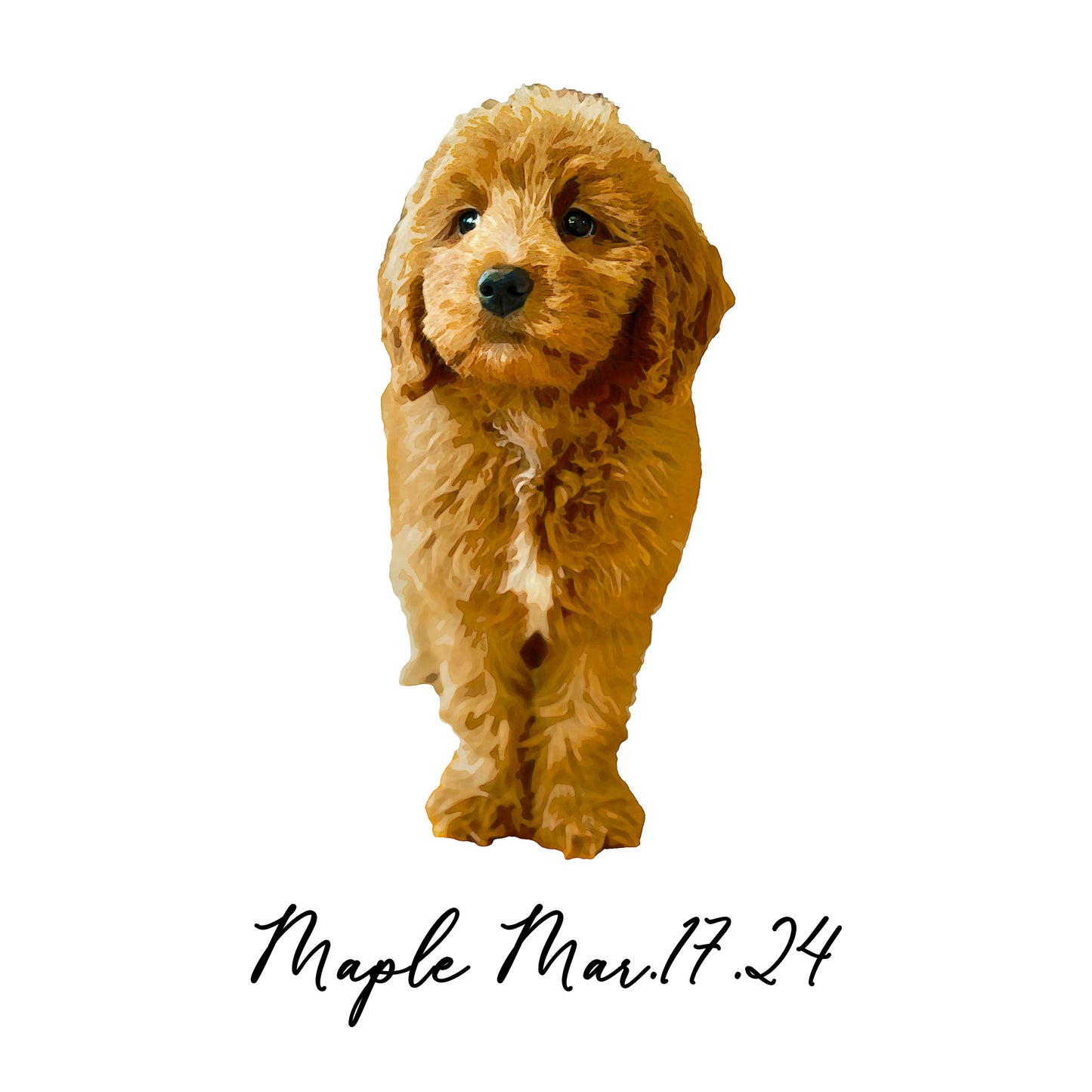 Custom Watercolor Pet Portrait Sweatshirt