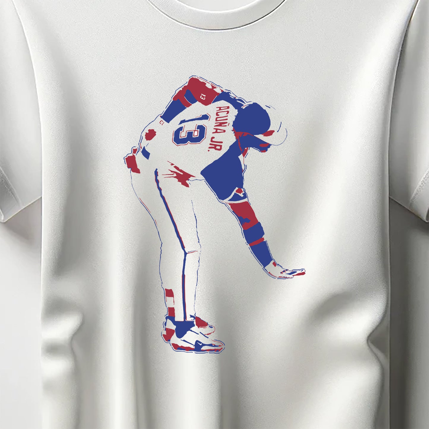 Atlanta Braves Ronald Acuña Jr. too small print top
