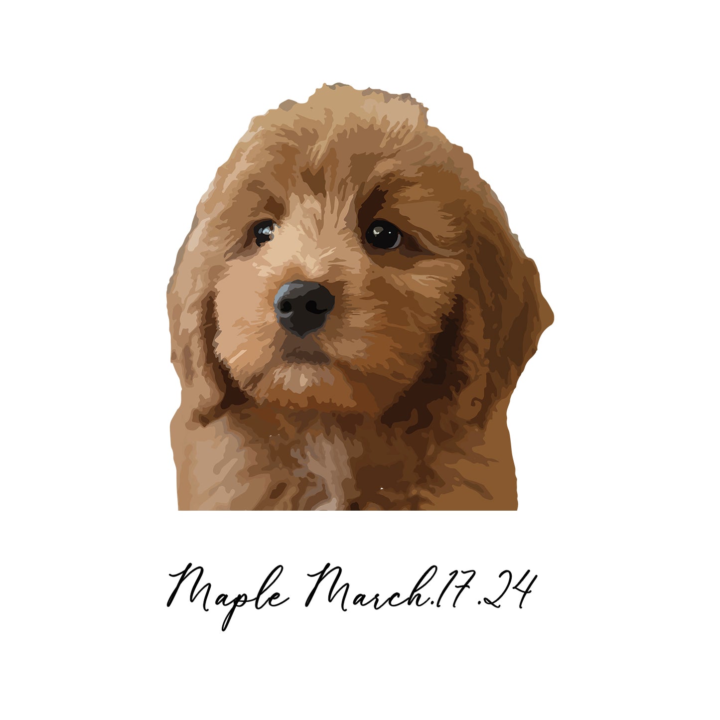 Custom Watercolor Pet Portrait Sweatshirt
