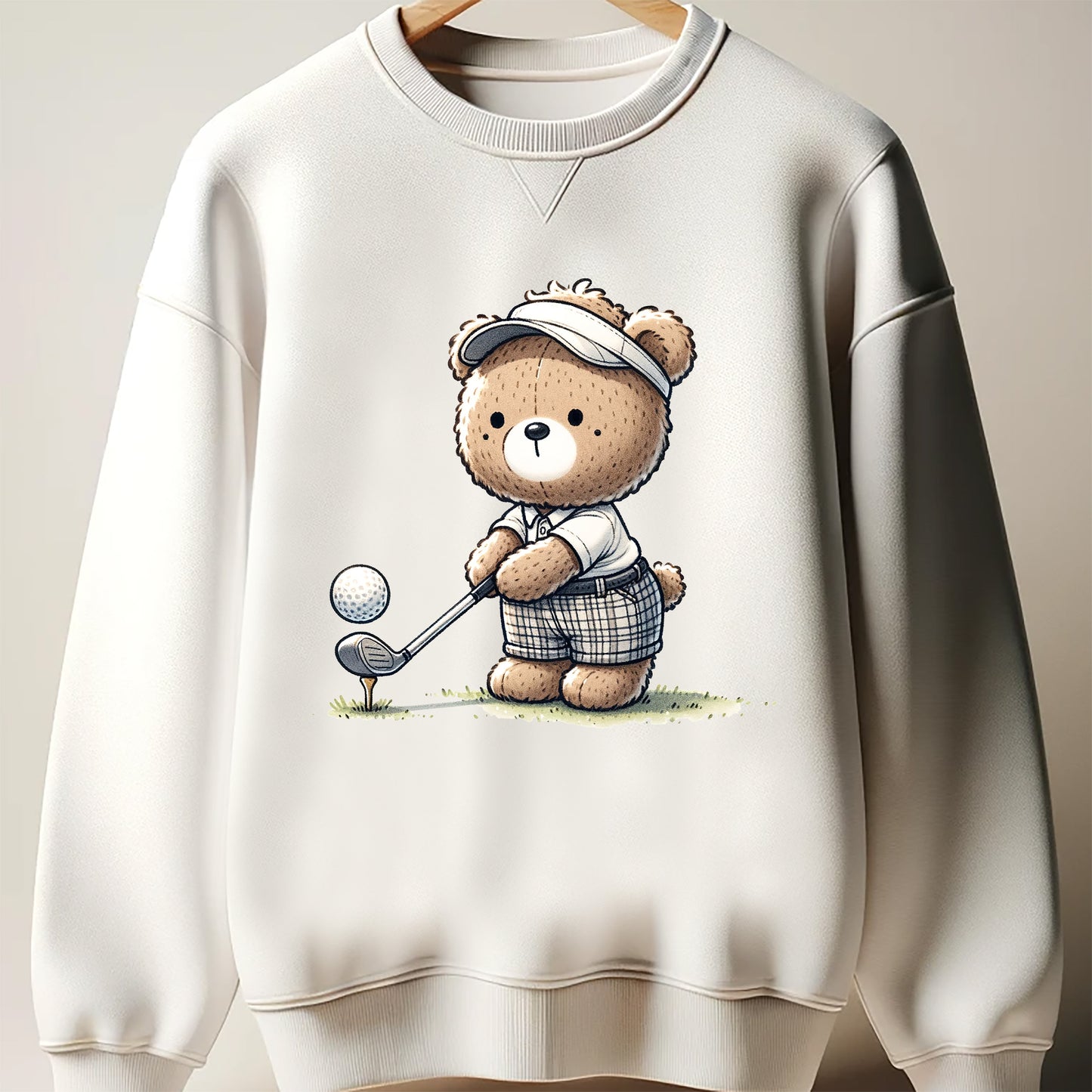 Teddy Bear Golf 1 DTF Transfer