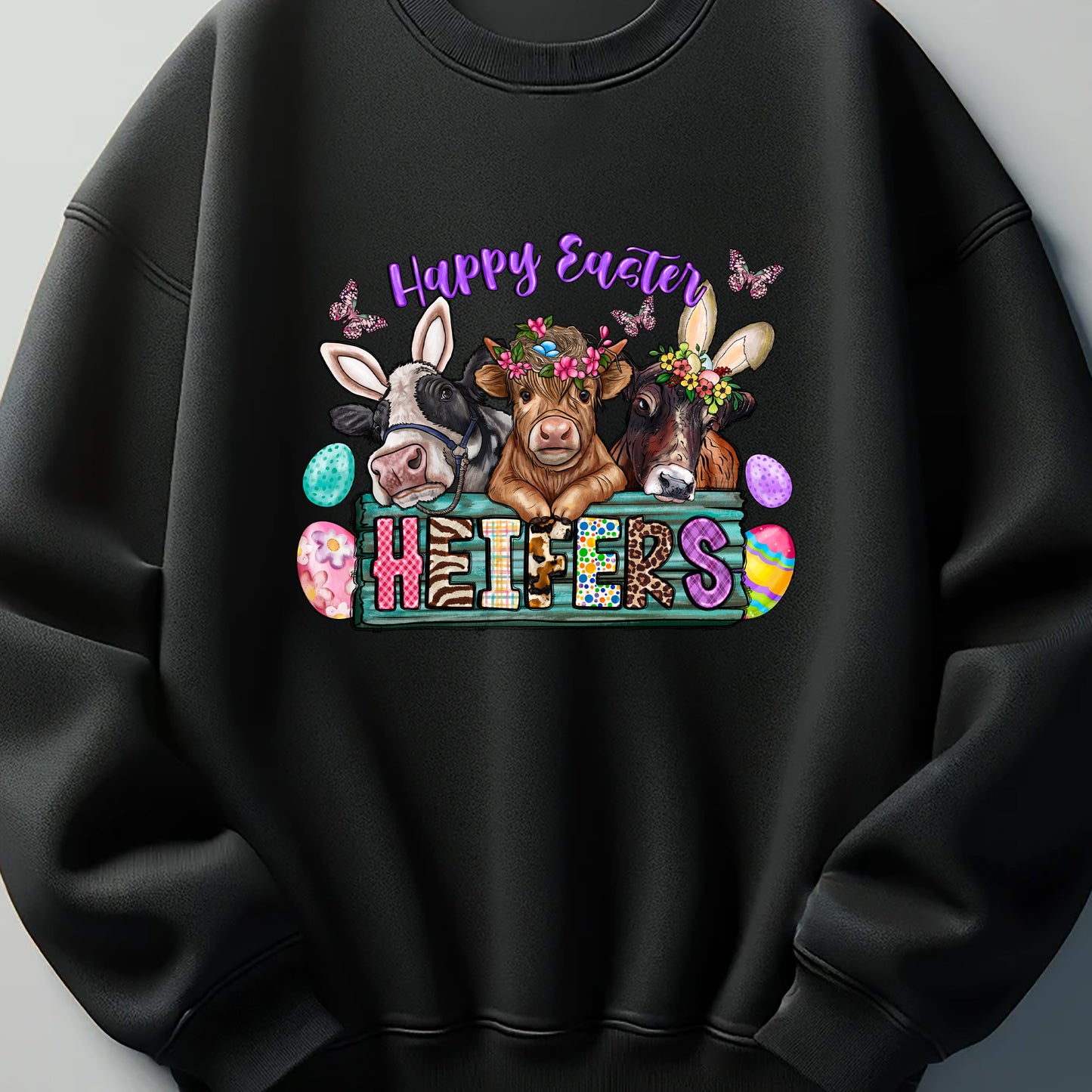 Happy Easter Heifers DTF Transfer