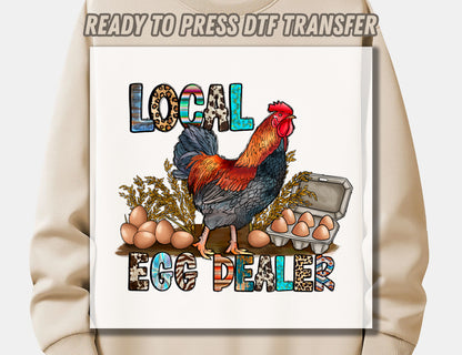 Local Egg Dealer CHICKEN DTF Transfer