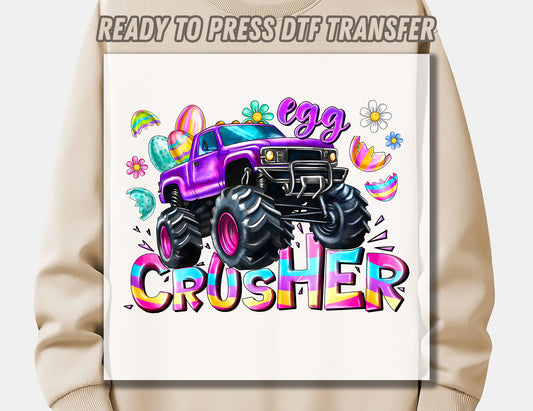 Easter Day Egg crusher DTF Transfer ready to press