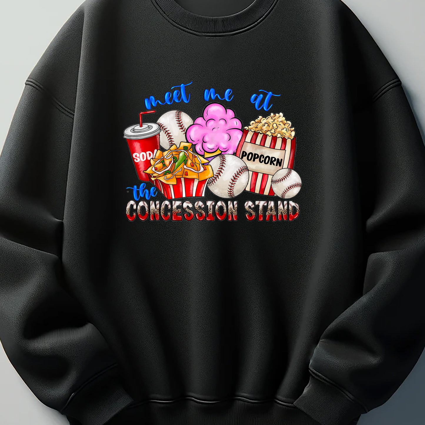 Meet Me at the Concession Stand DTF Transfer ready for press