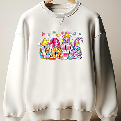 Love Easter gnomes DTF Transfer ready for press