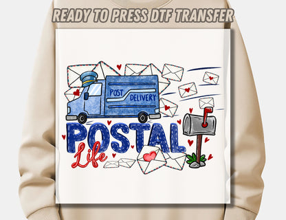 Post Delivery Postal DTF Transfer ready for press