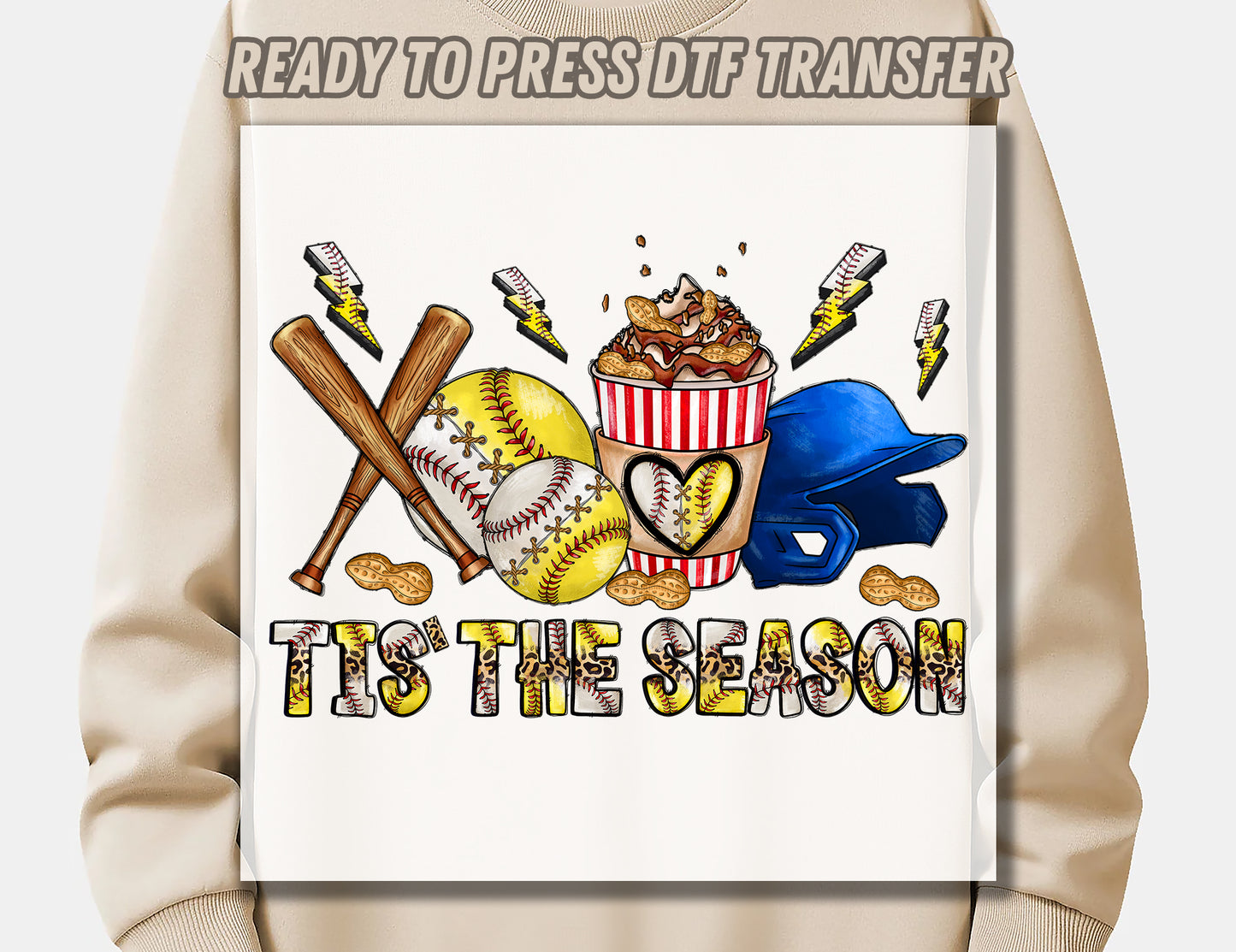 Tis' The Season DTF Transfer ready for press