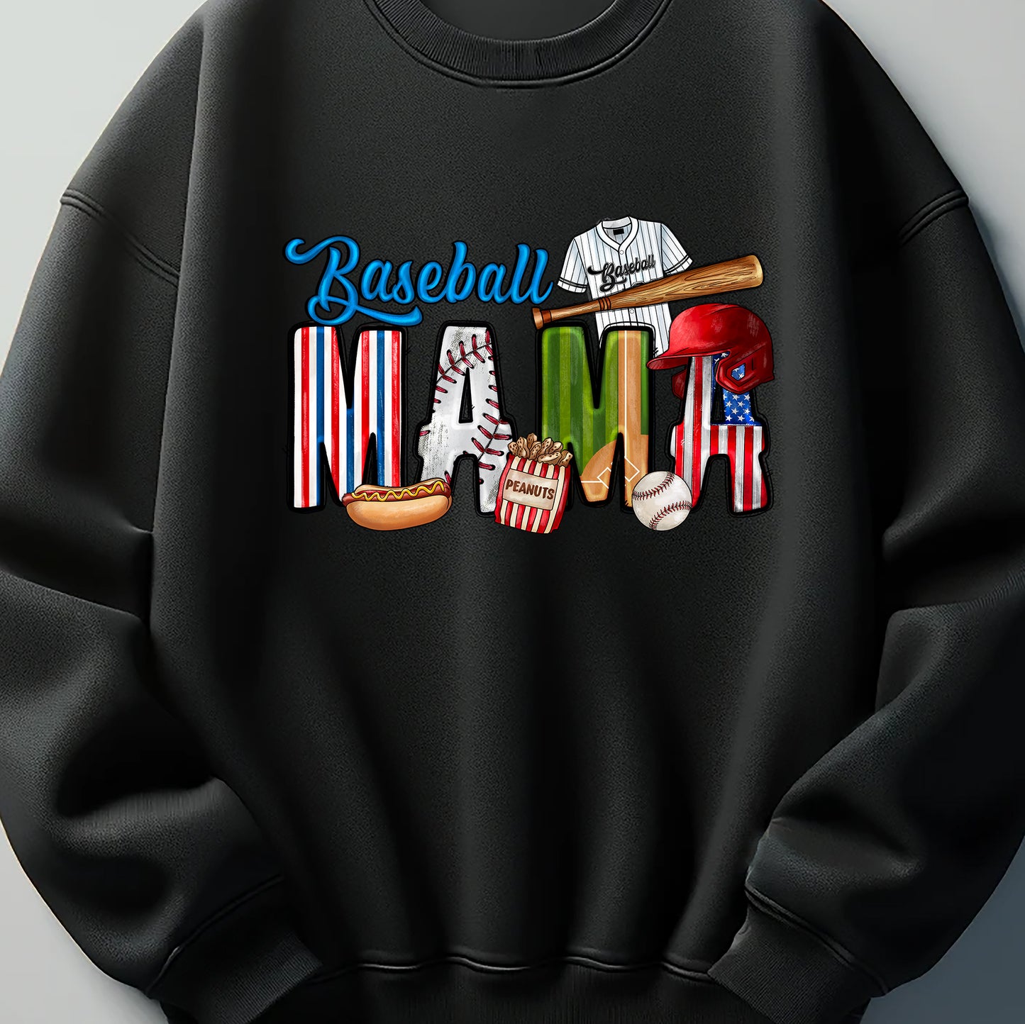 Baseball Mama DTF Transfer ready for press