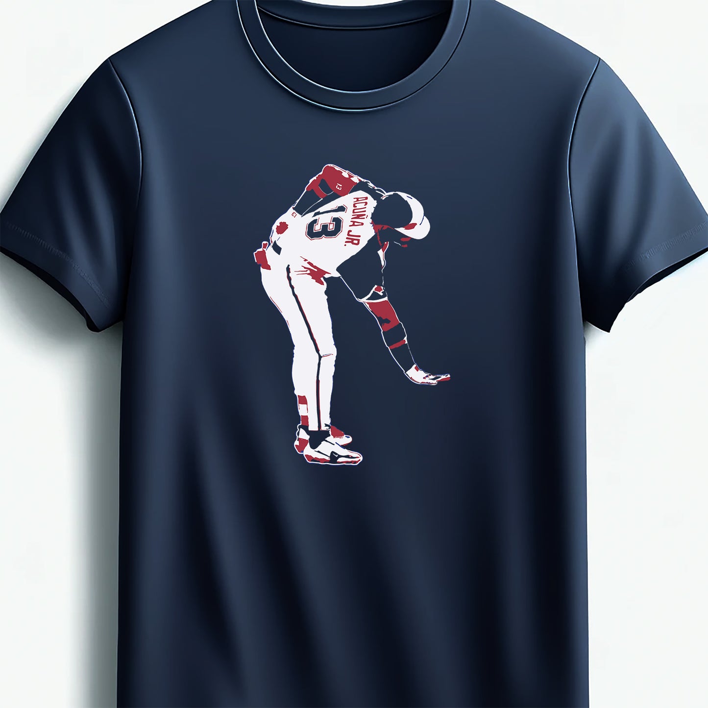 Atlanta Braves Ronald Acuña Jr. too small print top