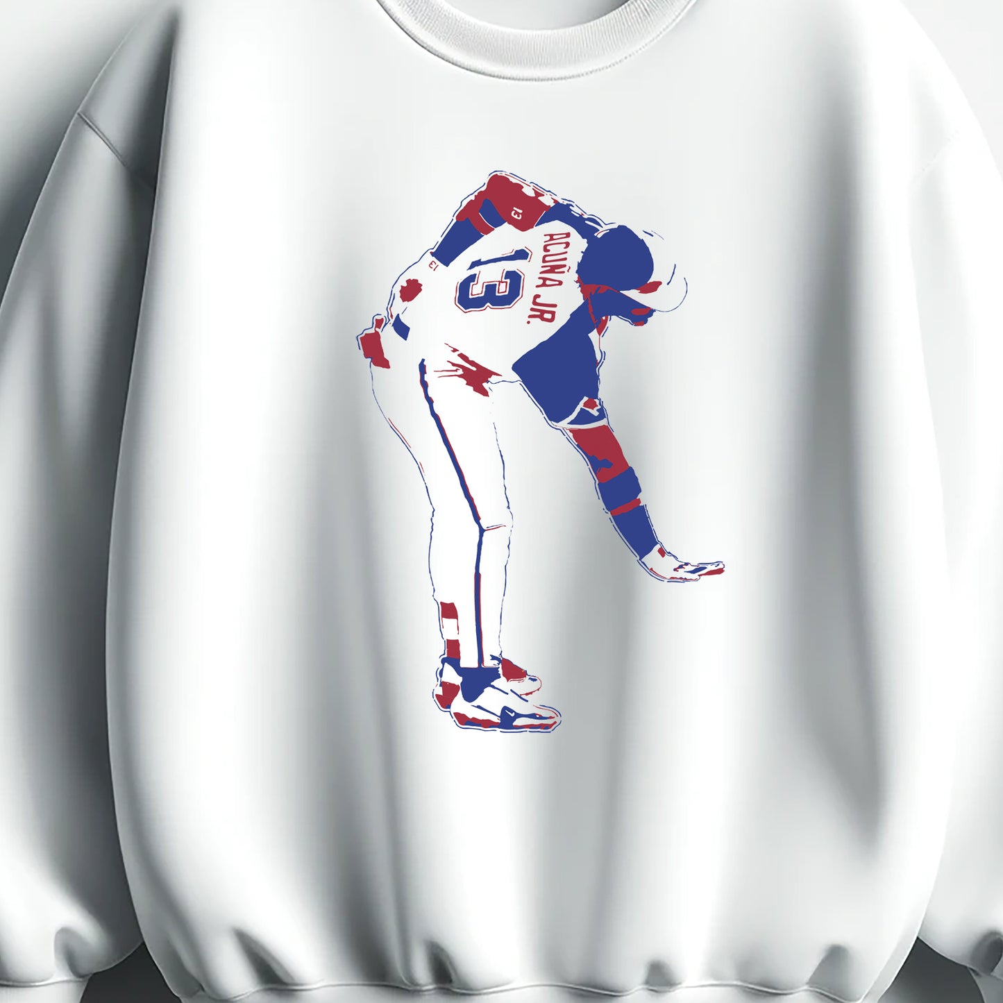 Atlanta Braves Ronald Acuña Jr. too small print top